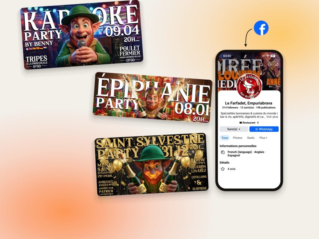 Le Farfadet – page Facebook animée par Visua
