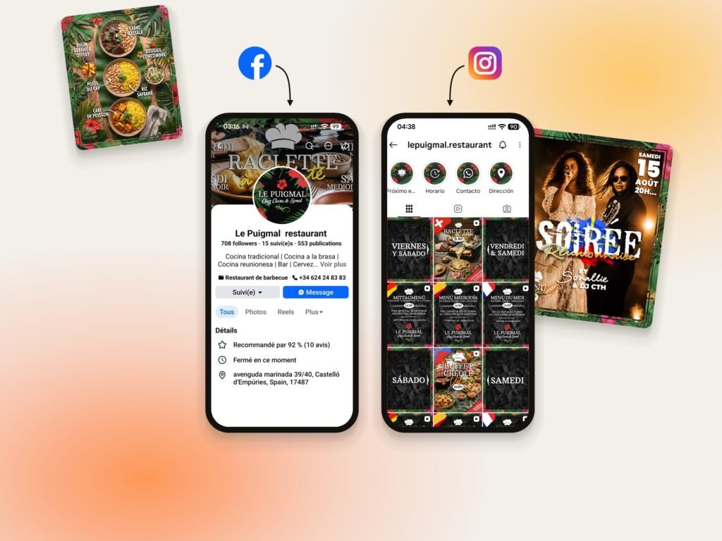 Le Puigmal – pages Facebook et Instagram animées par Visua